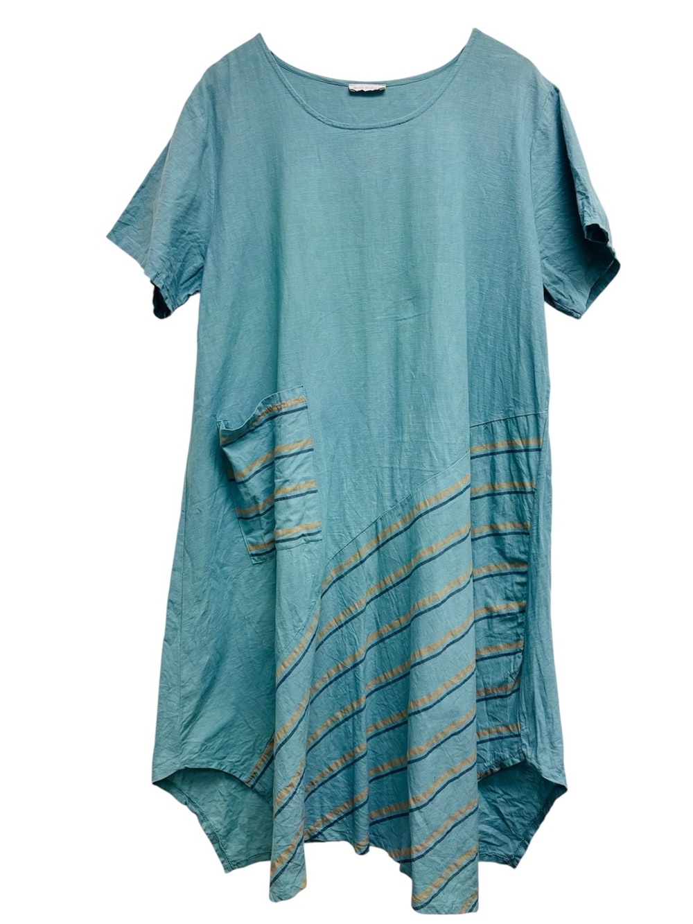 Made In Italy Lagenlook Linen Dress